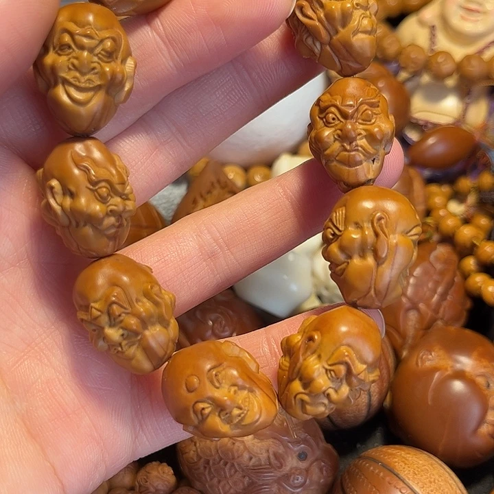 橄榄核手串/手链写实罗汉