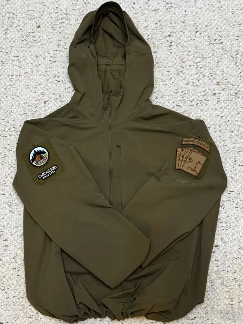 【军茑GAMMA系列】男士男款休闲防水连帽速干软壳