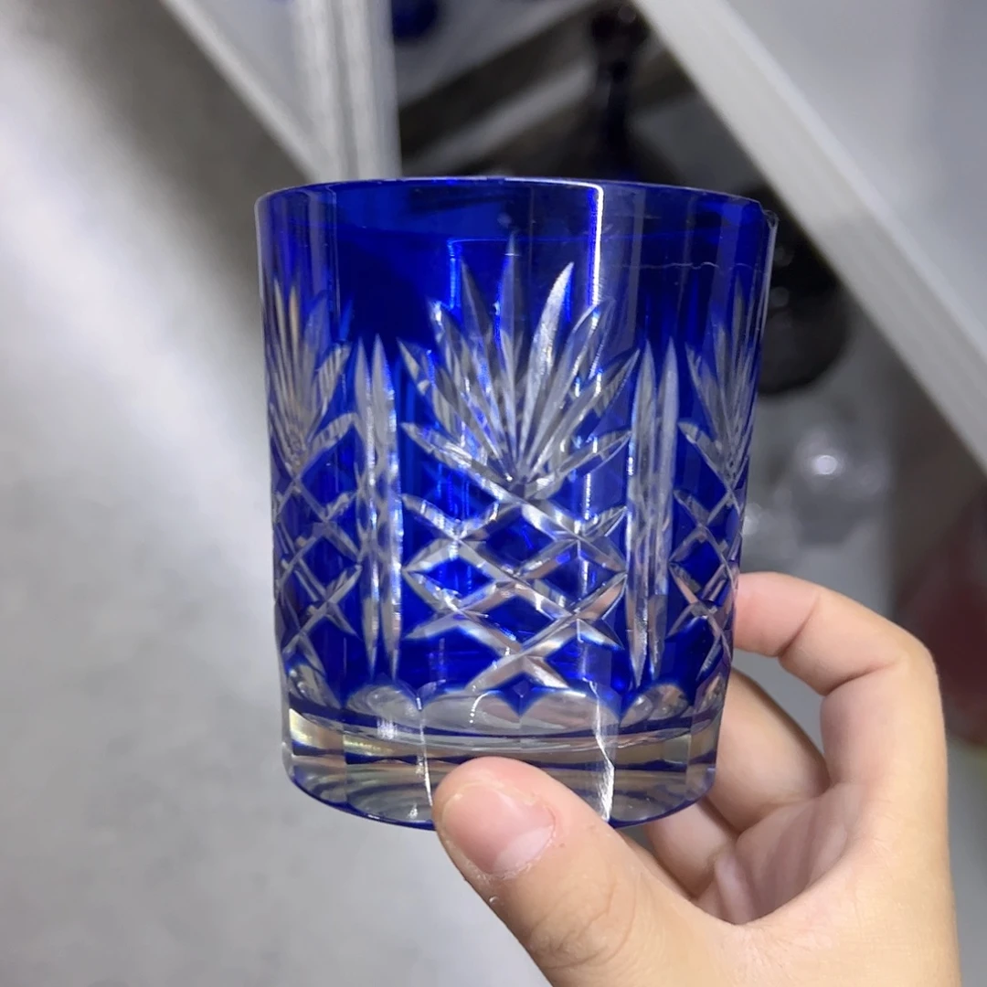 平底款水晶玻璃微瑕一个