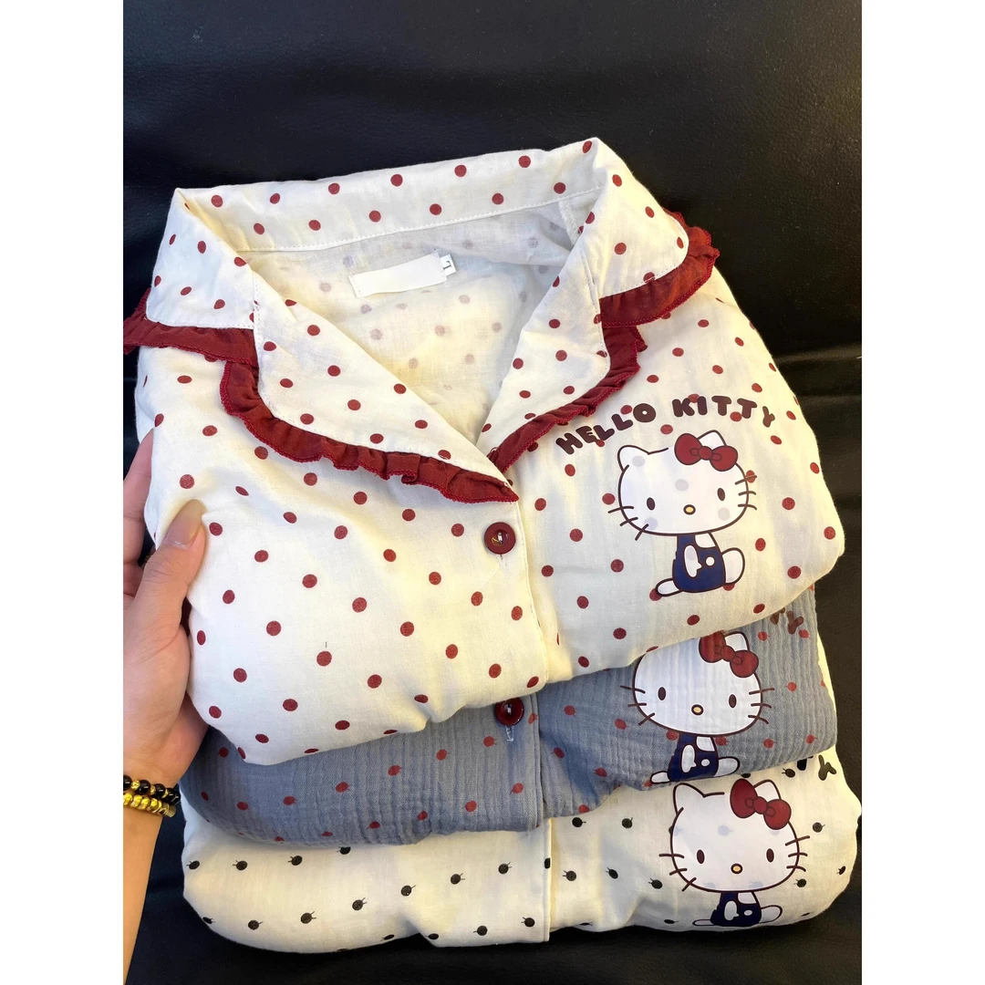 【甜美Kitty猫】纯欲可爱印花睡衣女夏季新款少女短裤家居服套装夏