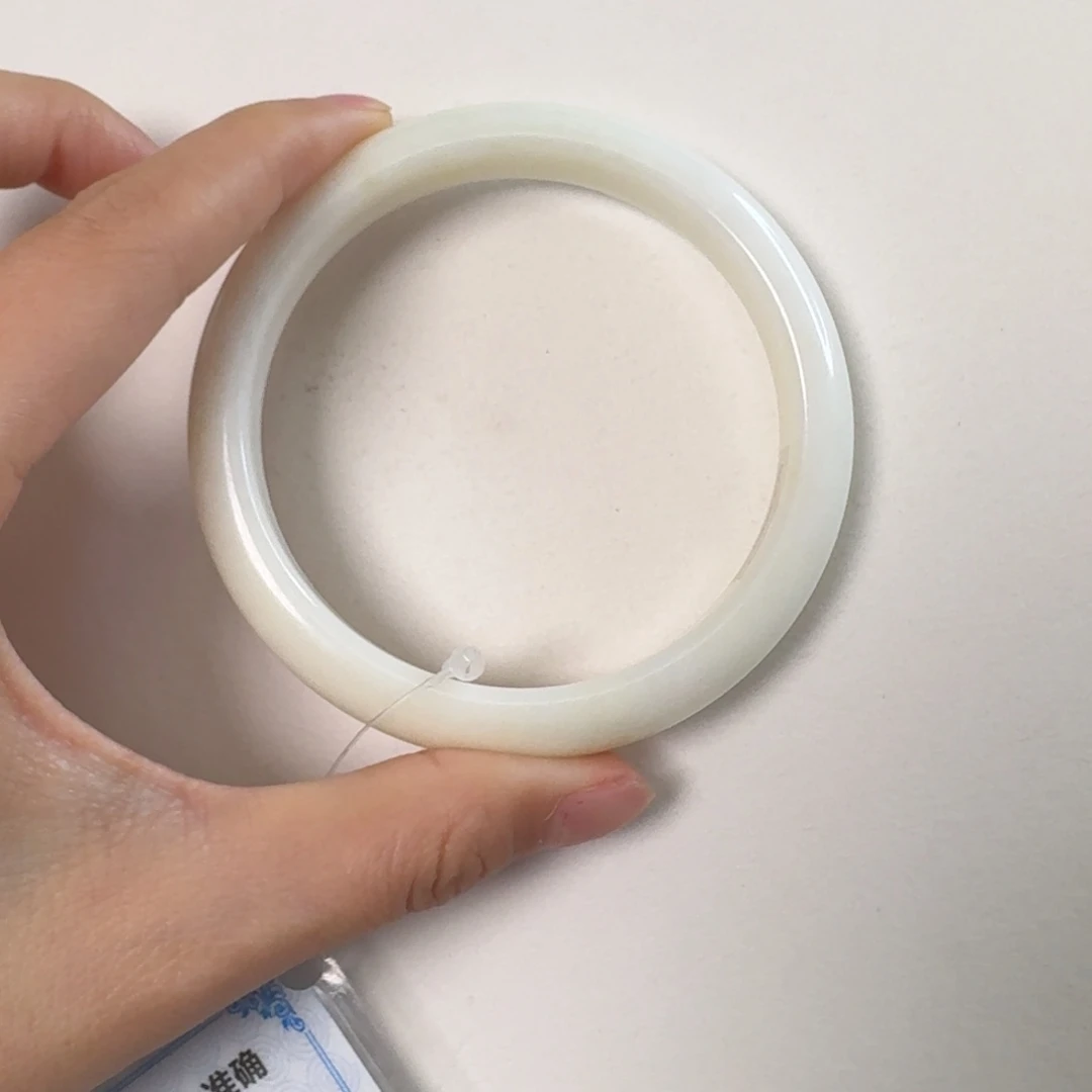 蓝田玉（蛇纹石化大理石玉）手镯未镶嵌阿*