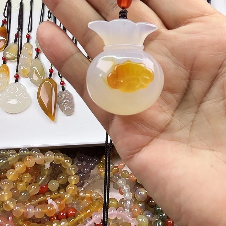 玛瑙/玉髓合金手链