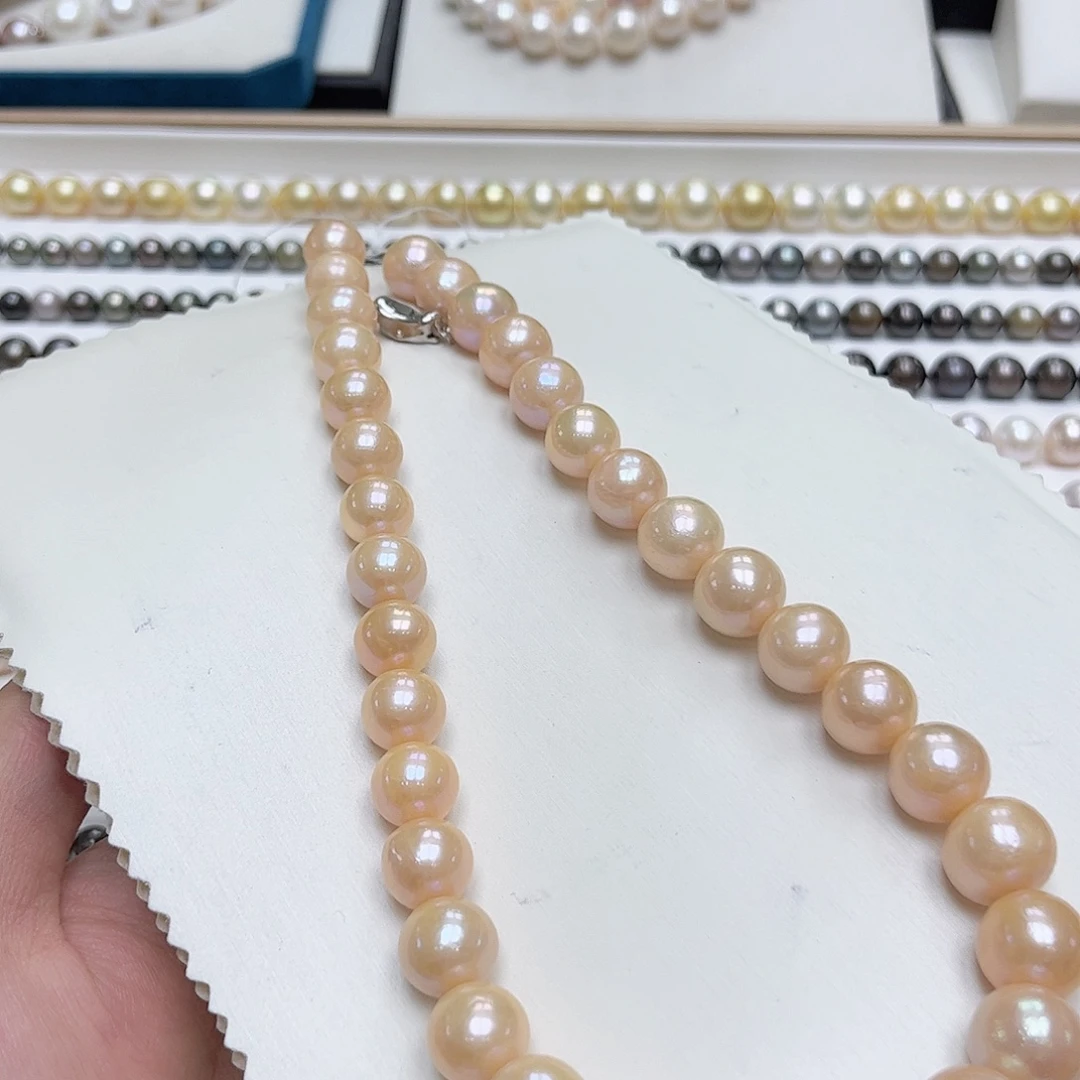 未镶嵌淡水珍珠颈饰11-14内 有核