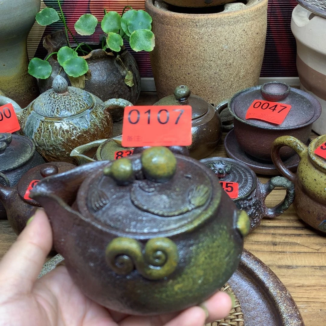 柴烧宝瓶220毫升一物一拍