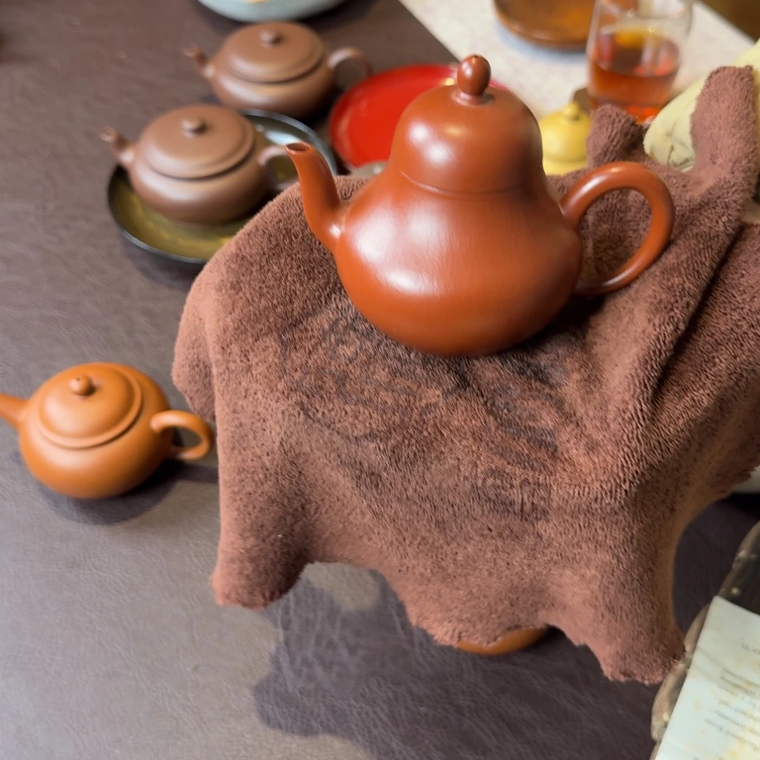 冉***茶壶紫砂高梨朱泥紫砂壶
