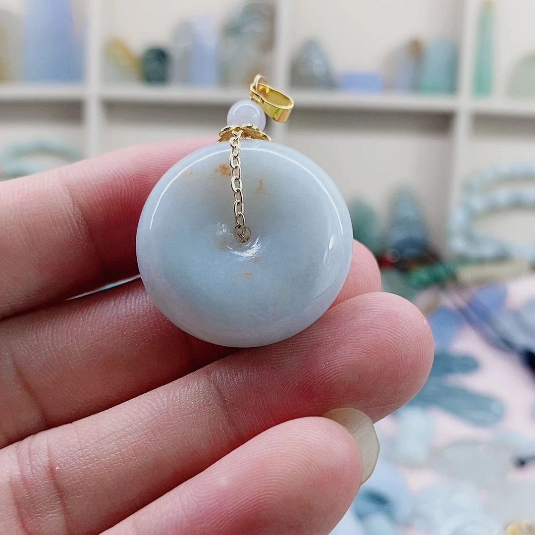 颈饰未镶嵌翡翠天然