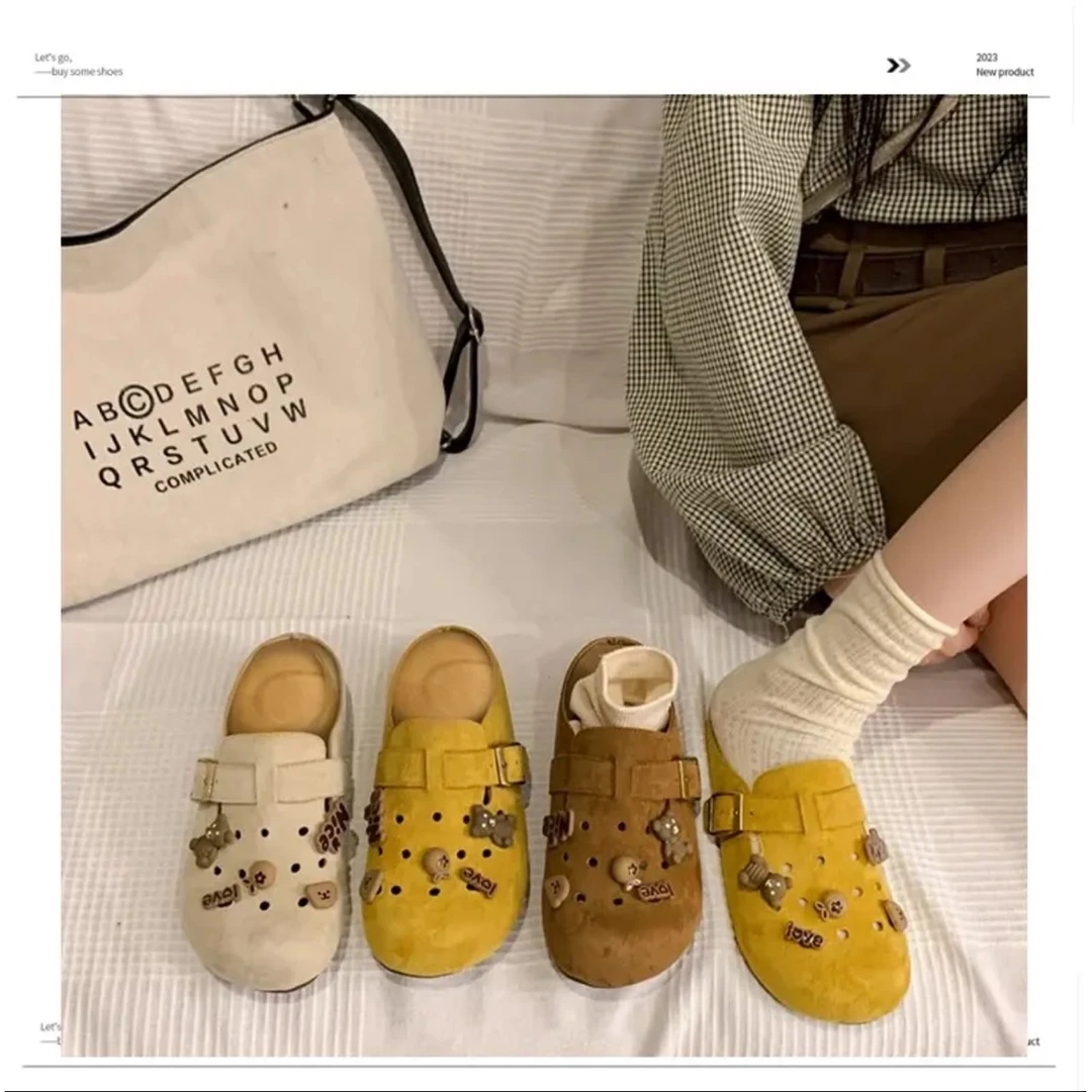 【坦姐严选 实体品质】环球爆款半拖夏季新款洞洞鞋百搭2025-50