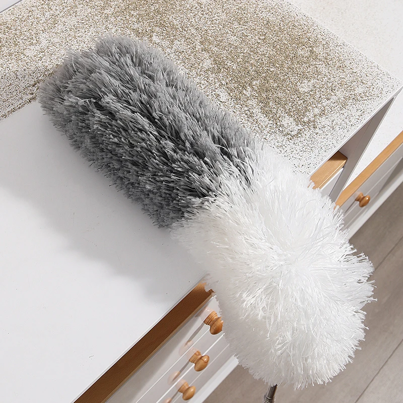 美丽雅除尘掸子加长可伸缩2.5米 家用大扫除加密扫灰静电除尘掸子