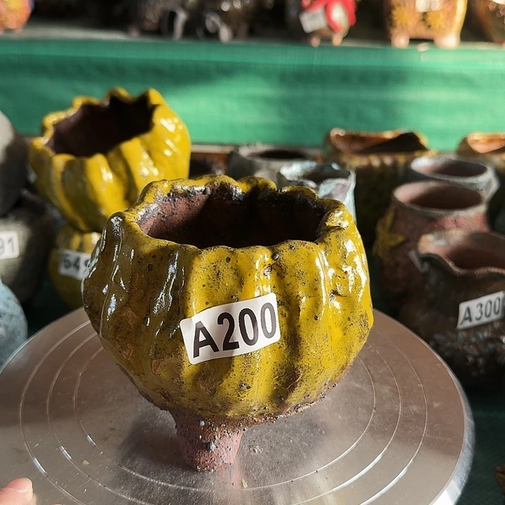 内口7高10粗陶手工