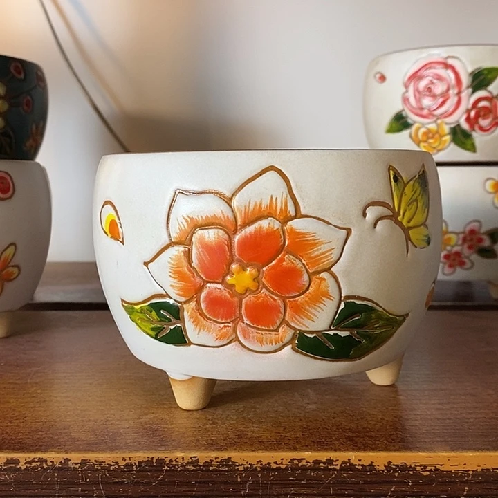 外13内11.5高10左右，纯手工制作，一单包邮