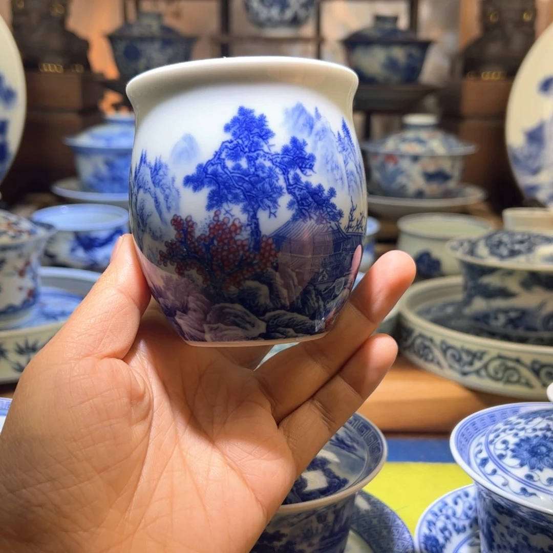 放**想景德镇陶瓷清流公道杯