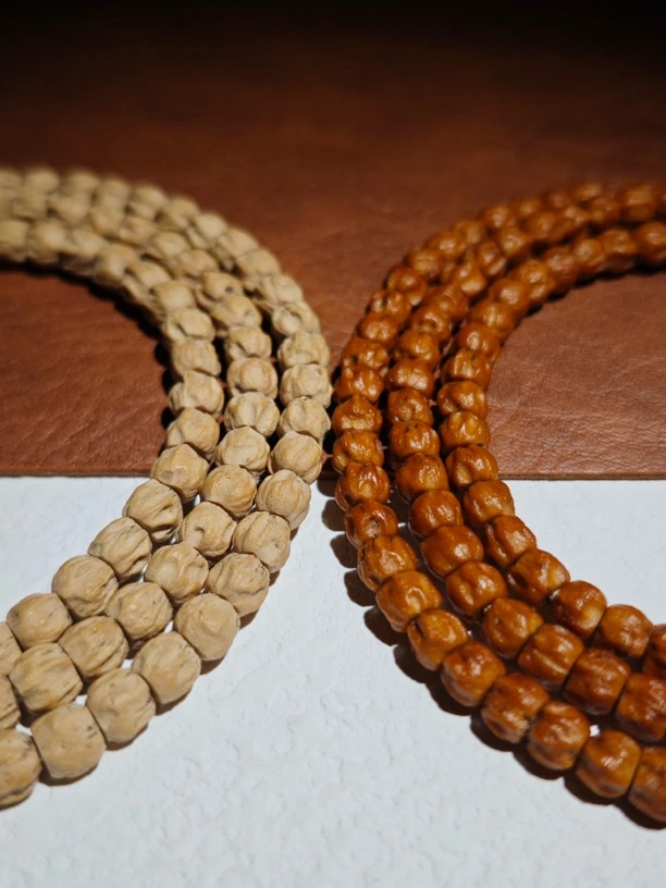 【“悟”系列-方块无相】天然深坑纹路-高油-手工-热振百香籽/柏香籽