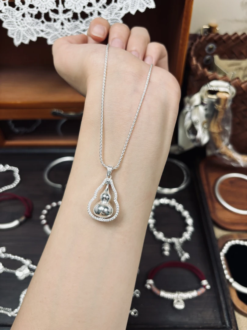 D901 999银项链纯银饰品