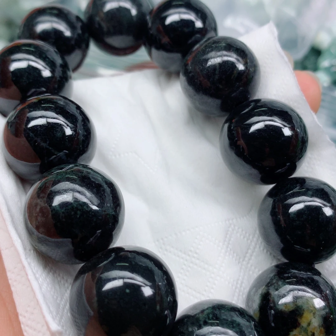 翡翠未镶嵌项链珠子珠