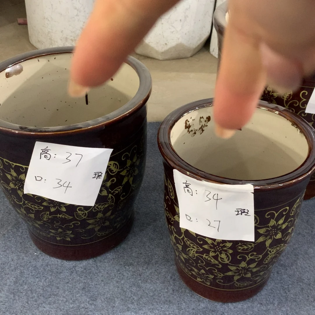 高温陶瓷花盆微瑕