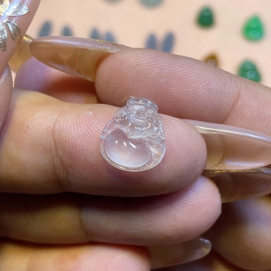 颈饰未镶嵌翡翠财神