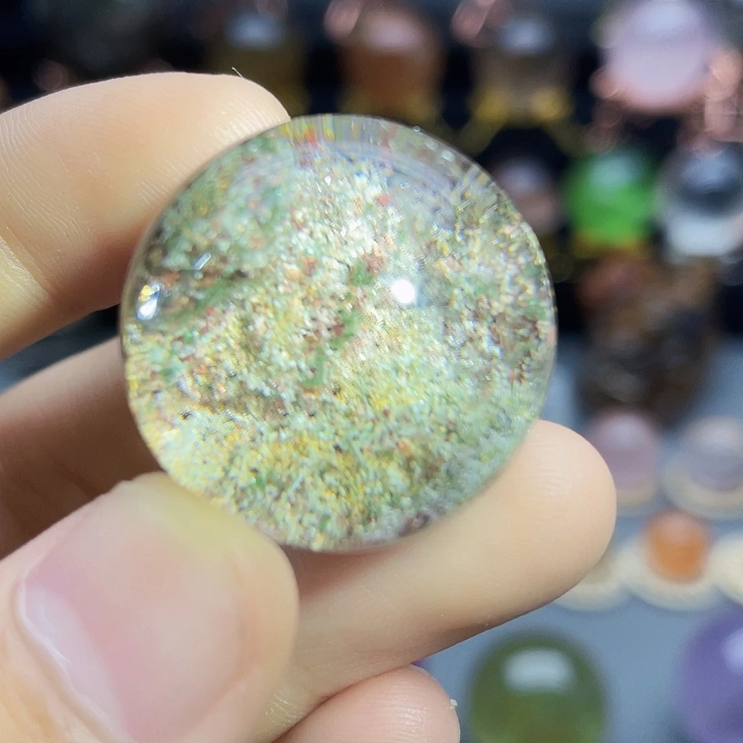 未镶嵌珠宝半成品水晶天然水晶26.3mm