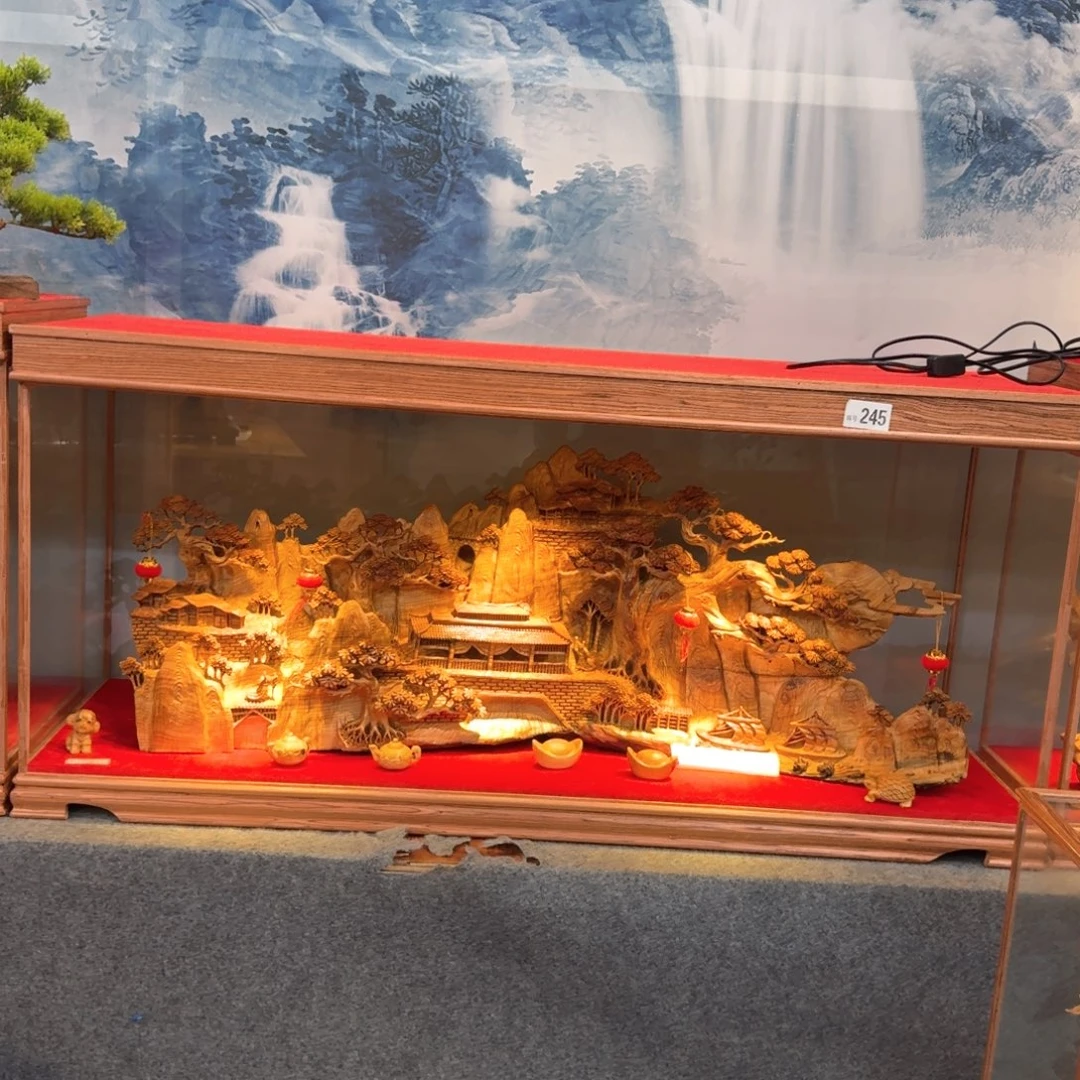 张***杰柏木（崖柏）木雕款