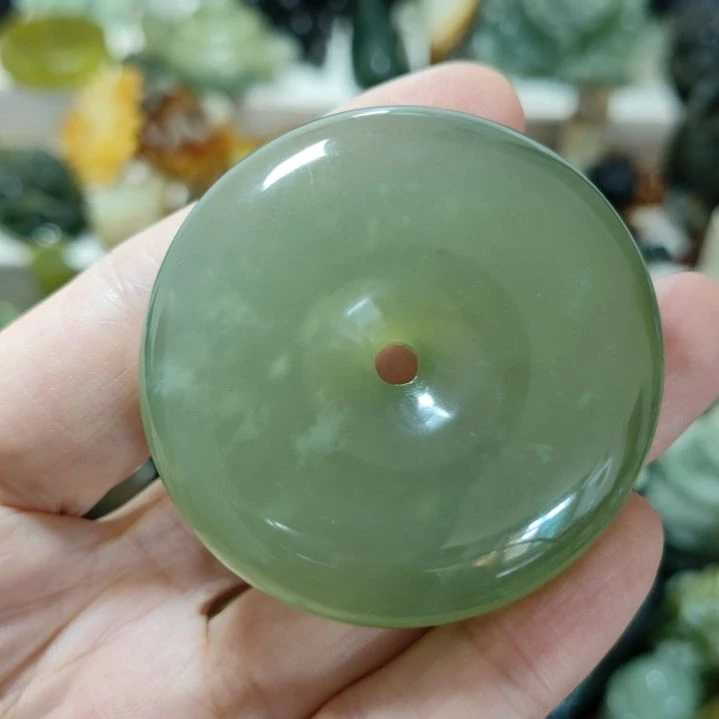 未镶嵌岫玉平安扣