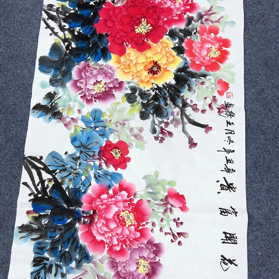 国画国画作品宣纸纯手绘