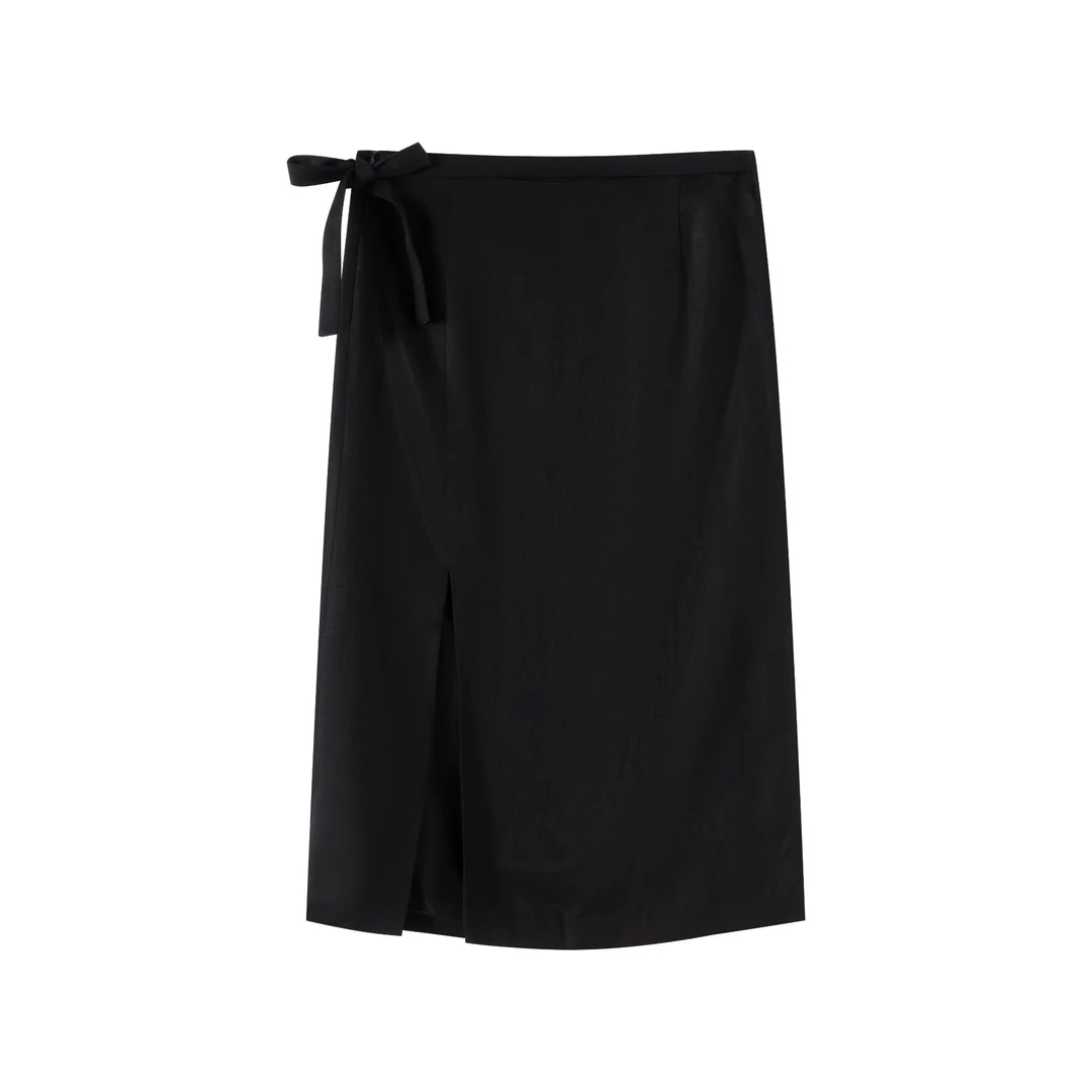 [菊子的设计]百搭半身裙 碧涓/高级感轻奢显瘦春夏裙子D2500001