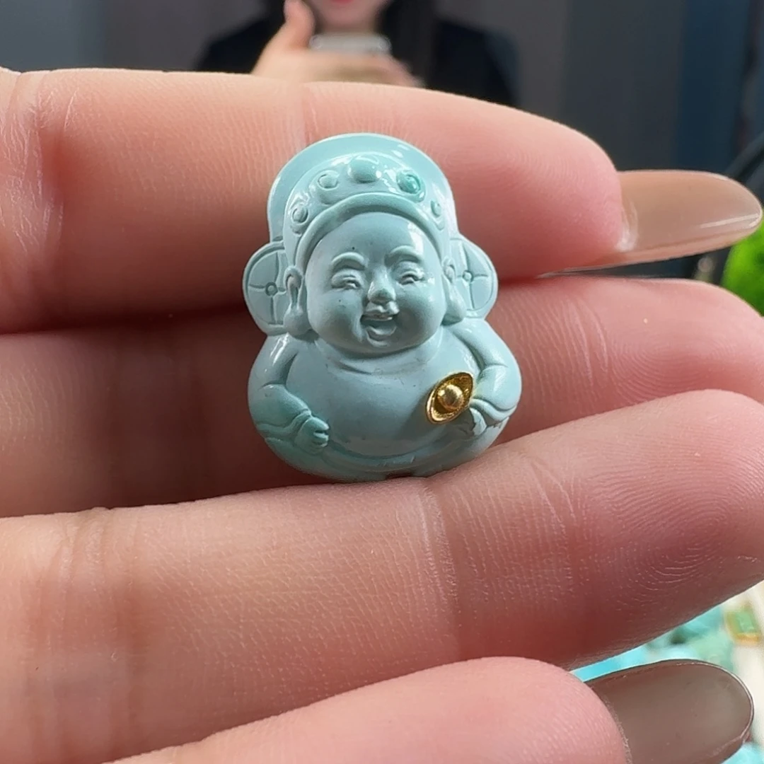 绿松石未镶嵌颈饰