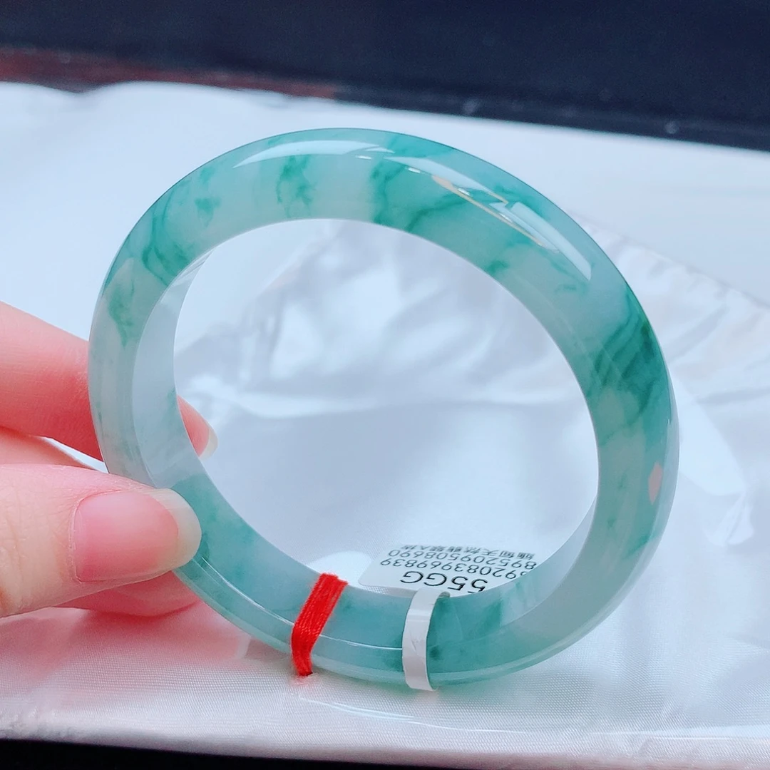 翡翠未镶嵌手镯缅甸天然翡翠A货手镯