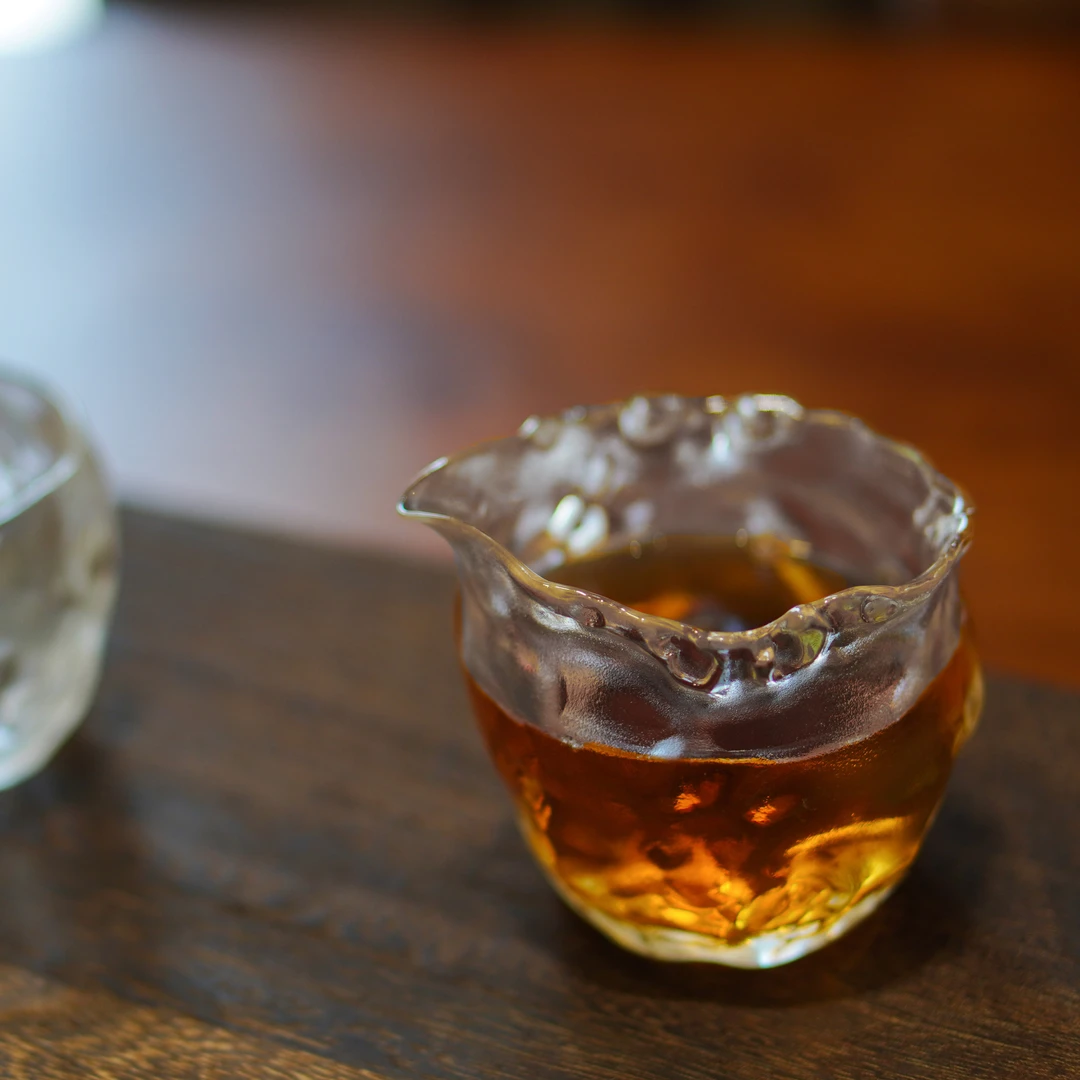 入怀水晶拜石公道杯茶杯纯手工茶道礼品收藏