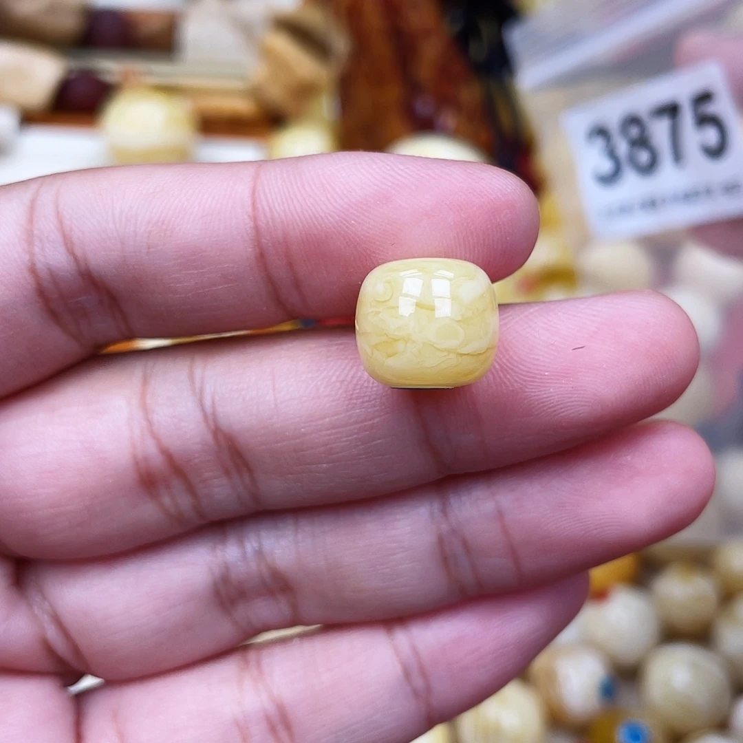 蜜蜡未镶嵌珠宝奇石粉13虎皮
