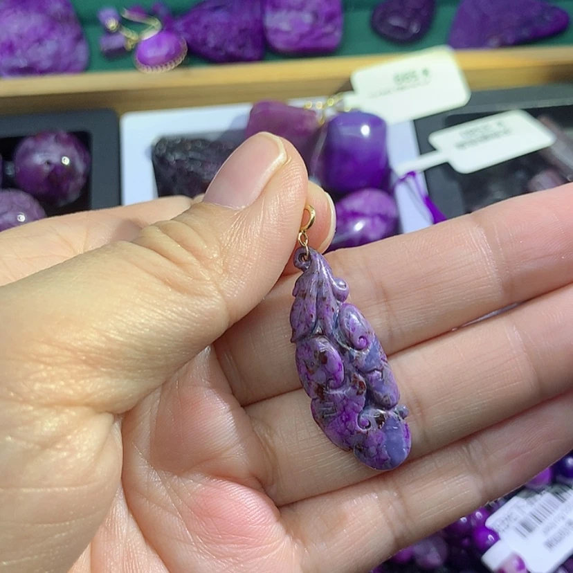 【闪购商品】苏纪石（舒俱来）18K金镶嵌吊坠