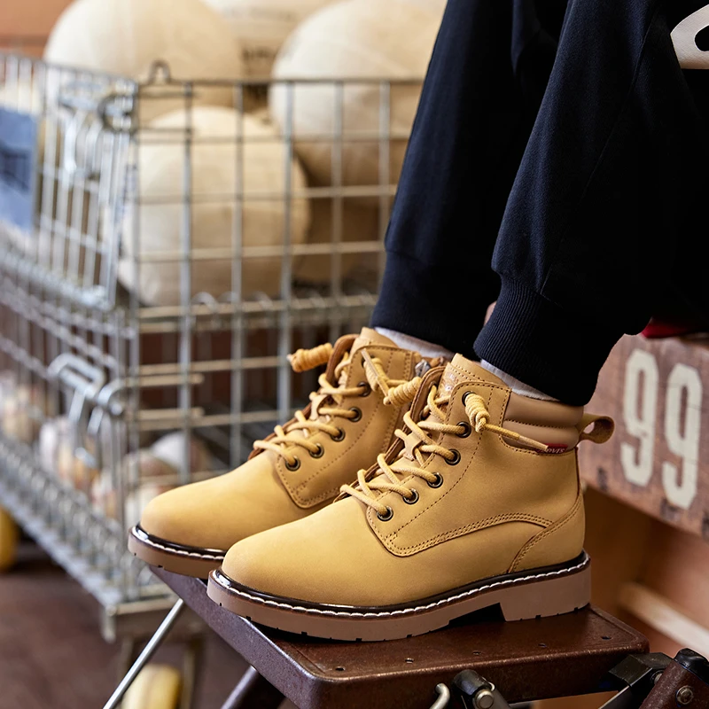 【官方旗舰】Levi's李维斯童鞋24秋冬新款儿童马丁靴大黄靴LVN-007