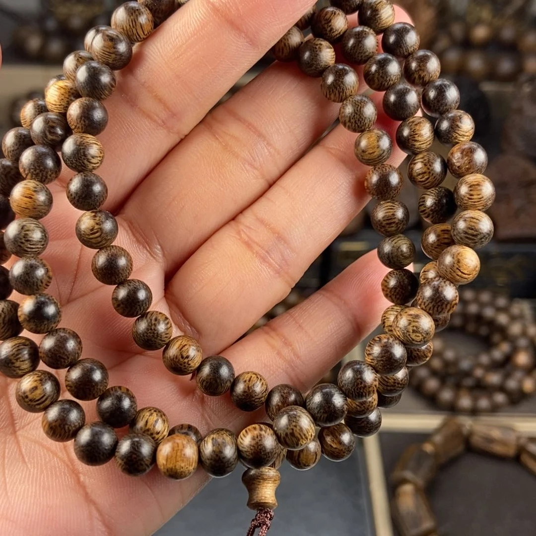 沉香手串⑦*越南芽庄白棋楠