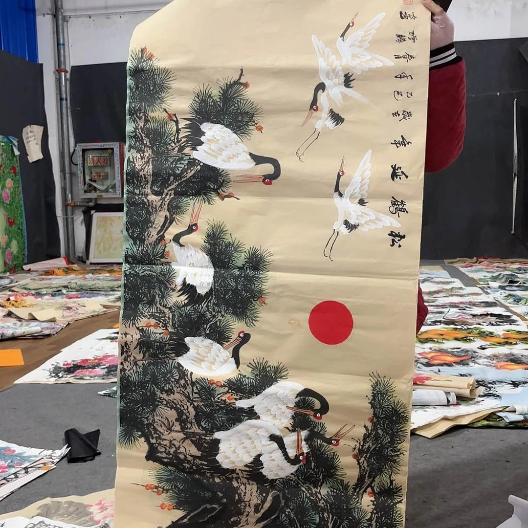 国画国画作品画心一张