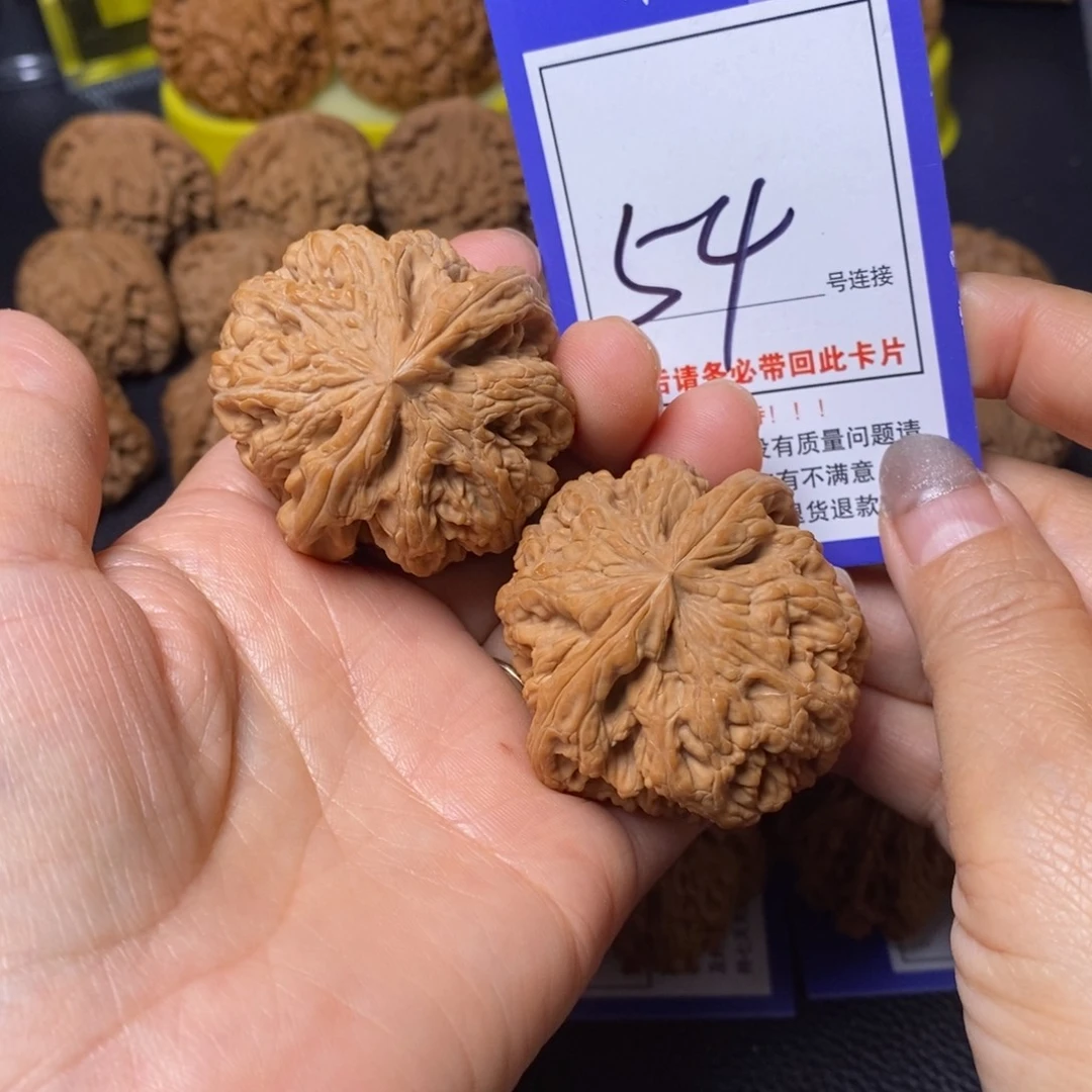 文玩核桃把件45粗筋54