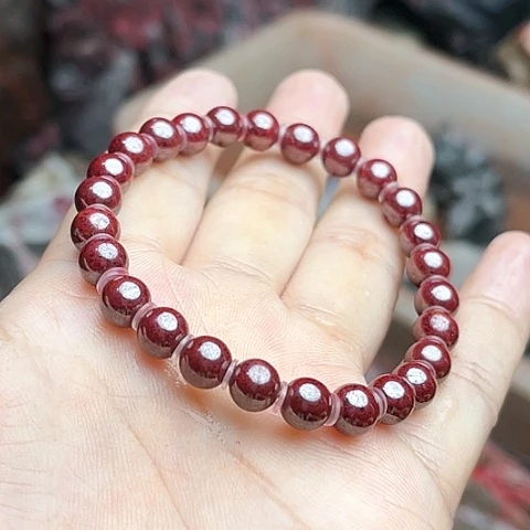 【闪购商品】天然辰砂天然原矿朱砂手串06