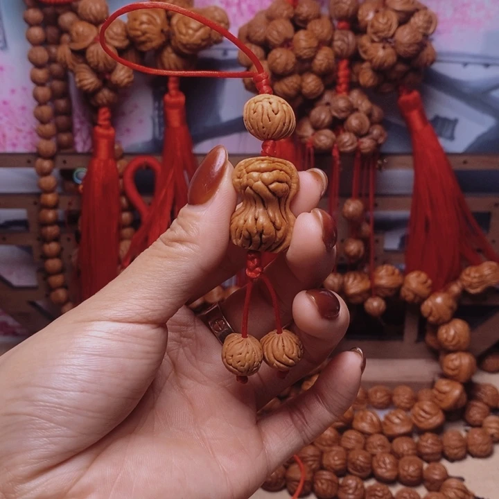 吊坠桃核龙纹桃枭