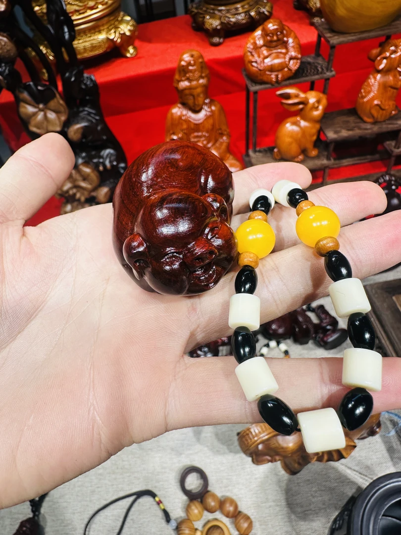 YX紫.檀木十二生肖 自选一个 鼠牛虎兔龙蛇马羊猴鸡狗猪