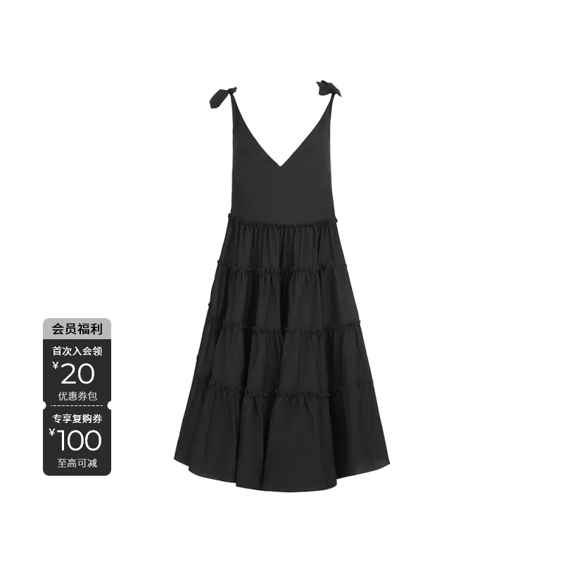 S·DEER圣迪奥新款女装精致复古高端裙子法式设计师公主风连衣裙