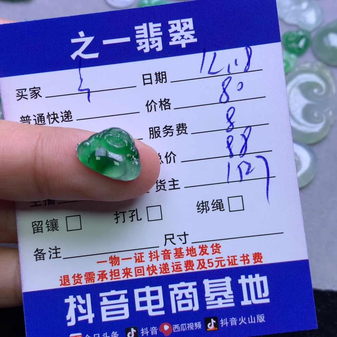 颈饰银S925镶嵌翡翠玄****G