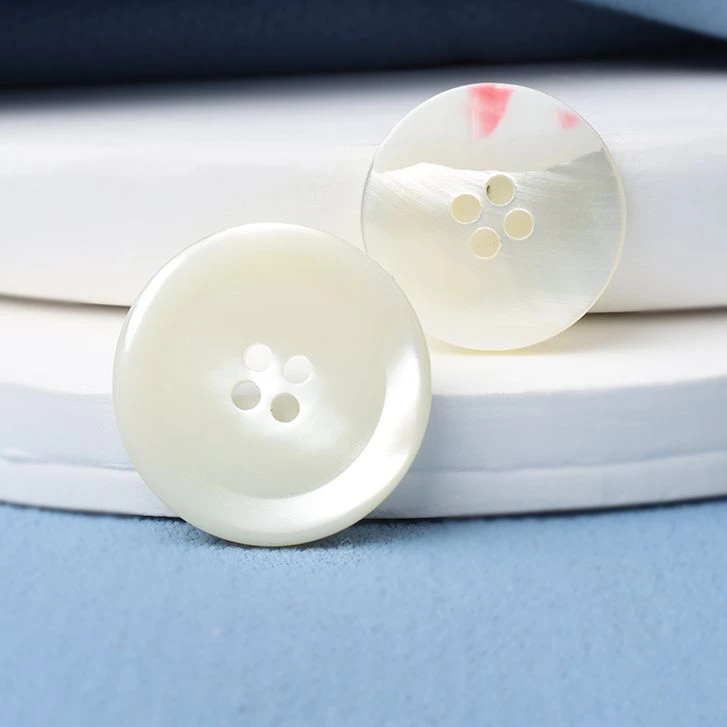 日本进口天然贝壳纽扣高端精致时尚女大衣外套大衣风衣纽扣