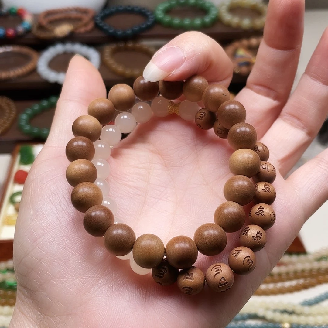 檀香木手串/手链檀香木卡1.0单圈手串