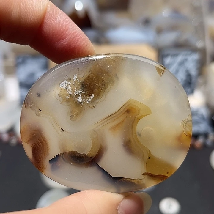 玛瑙/玉髓未镶嵌吊坠(不含链)