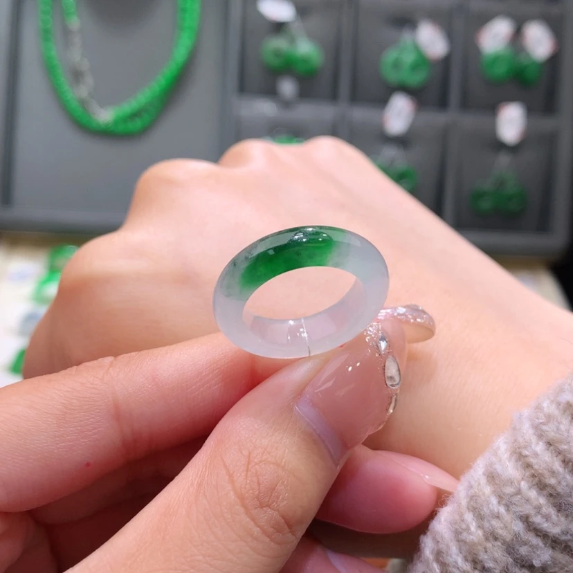 【闪购商品】未镶嵌戒指翡翠10号