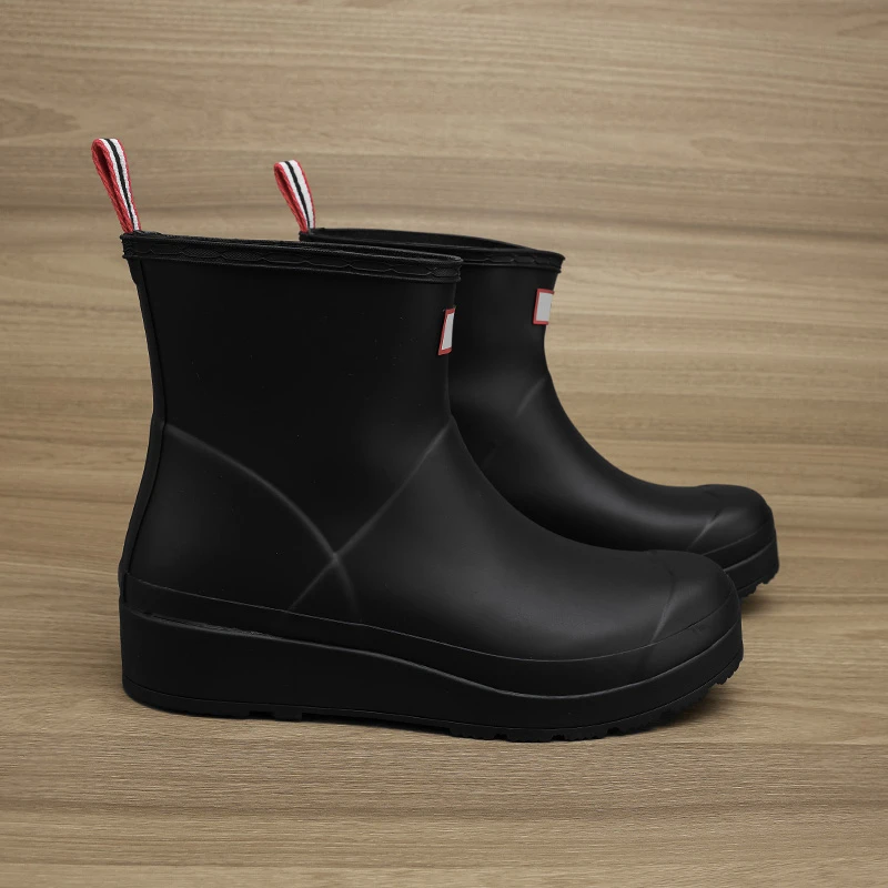 HT家价值800+低帮户外露营防水休闲女士雨靴