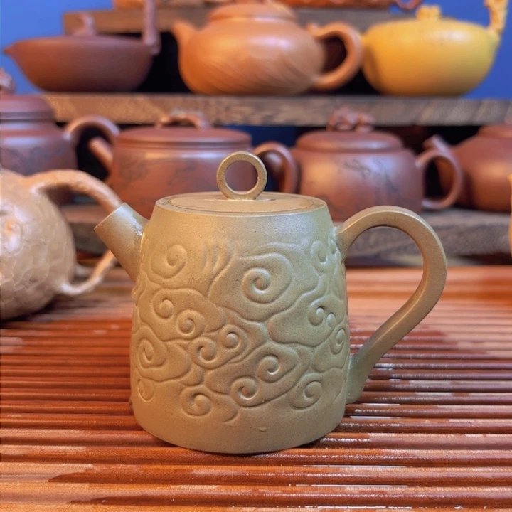 木**缘原矿青段紫砂壶160cc