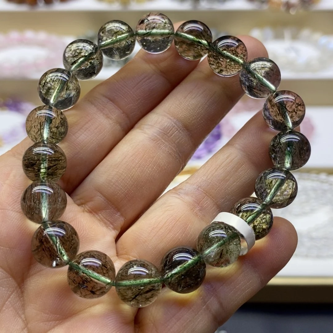 水晶手链未镶嵌绿碧玺发10.4m