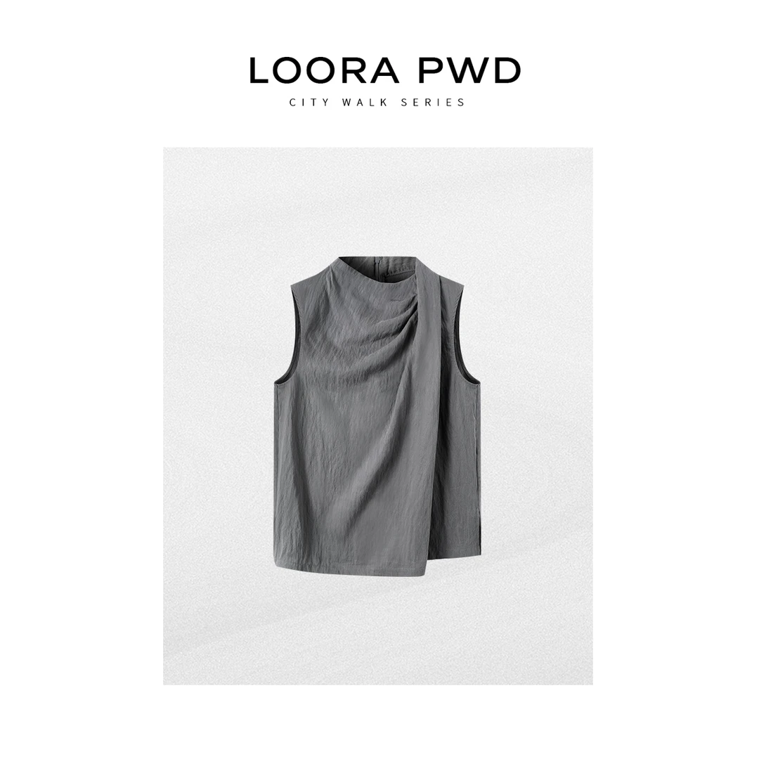 LOORAPWD/罗拉密码 全新夏季静奢坎肩百搭马甲25CJBA0097N