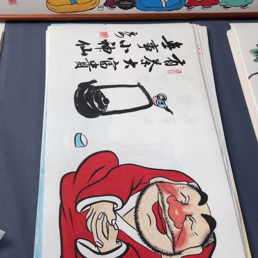国画纯手绘禅意画作品