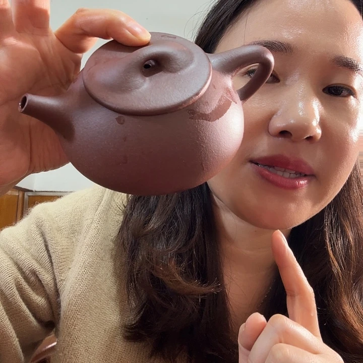 茶壶紫砂紫泥景州石瓢300cc