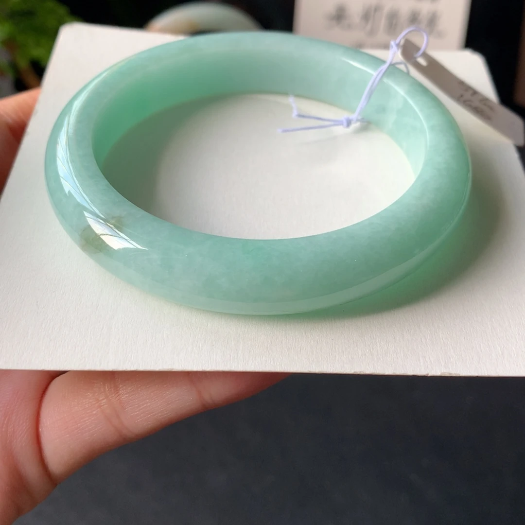 翡翠未镶嵌手镯7号59.6-12.1-9.1超级强推